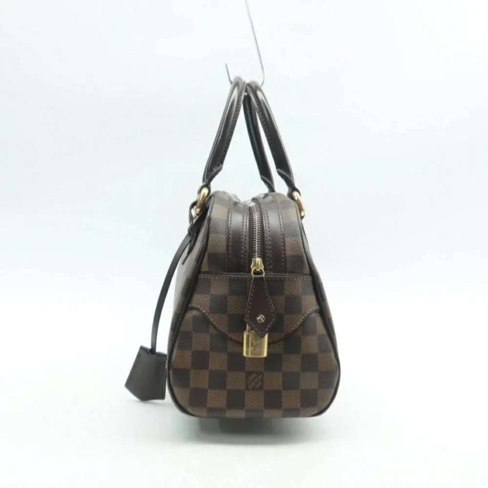 100% Authentic Louis Vuitton Duomo Damier Ebene Canvas Hand Bag - Picture 4 of 12